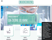 Tablet Screenshot of biochemsas.com
